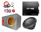 Kit Cajon Scorpion 12 + Ts-w32d4 + Jc1200.1d + Cableado