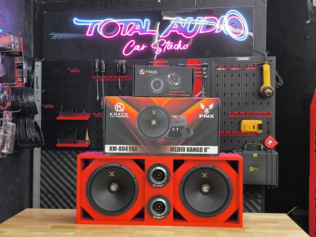 Par Medios Rangos Km-804fnx 8 Fenix +tweeters+ Cajon Open Sh