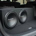 Cajón De Madera Acustico Para Camioneta Doble Subwoofer