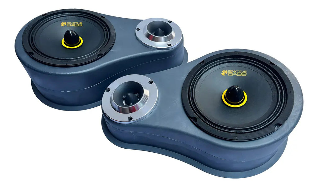 Set De Medios Kmxp 6520 Krack 6.5 + Aumentos Con Bala Negro