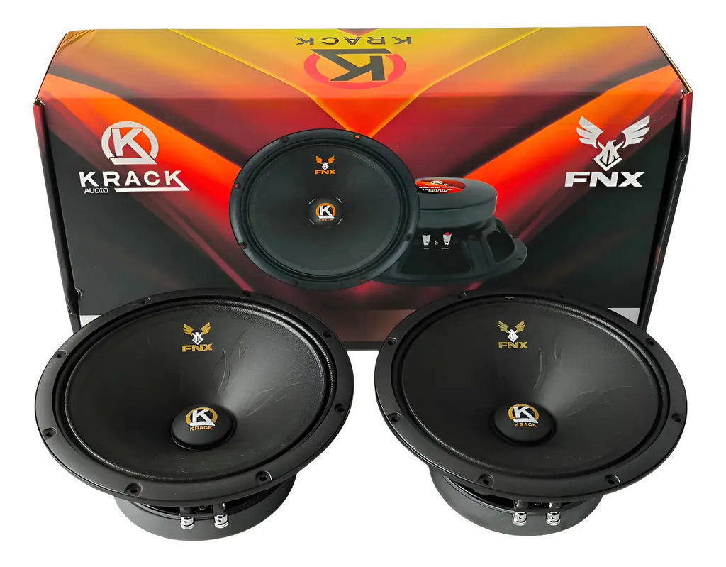 Par De Medios Rangos 8 Km-804 Fnx  Audio 170/340w