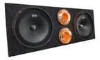Set De Medio Rango 8 War Audio Cabo88 Tweeter Grenade402 Color Negro