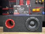 Subwoofer Jc Power Rs-8d4 700w  + Caja Acustica Scorpion