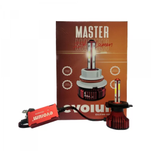 Kit De Focos Hyperled Led Evolum Master 22000lm H7/h11/9006