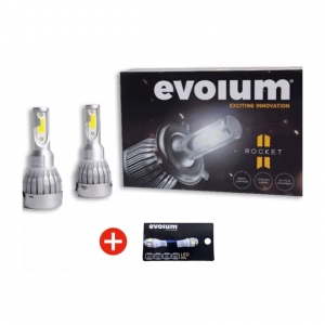 Hiper Led Evolum Para Auto Moto H7 H11 9005 9006 +regalo