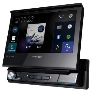 Reproductor De Dvd Retráctil Pioneer Carplay Avh-z7250bt Col Negro